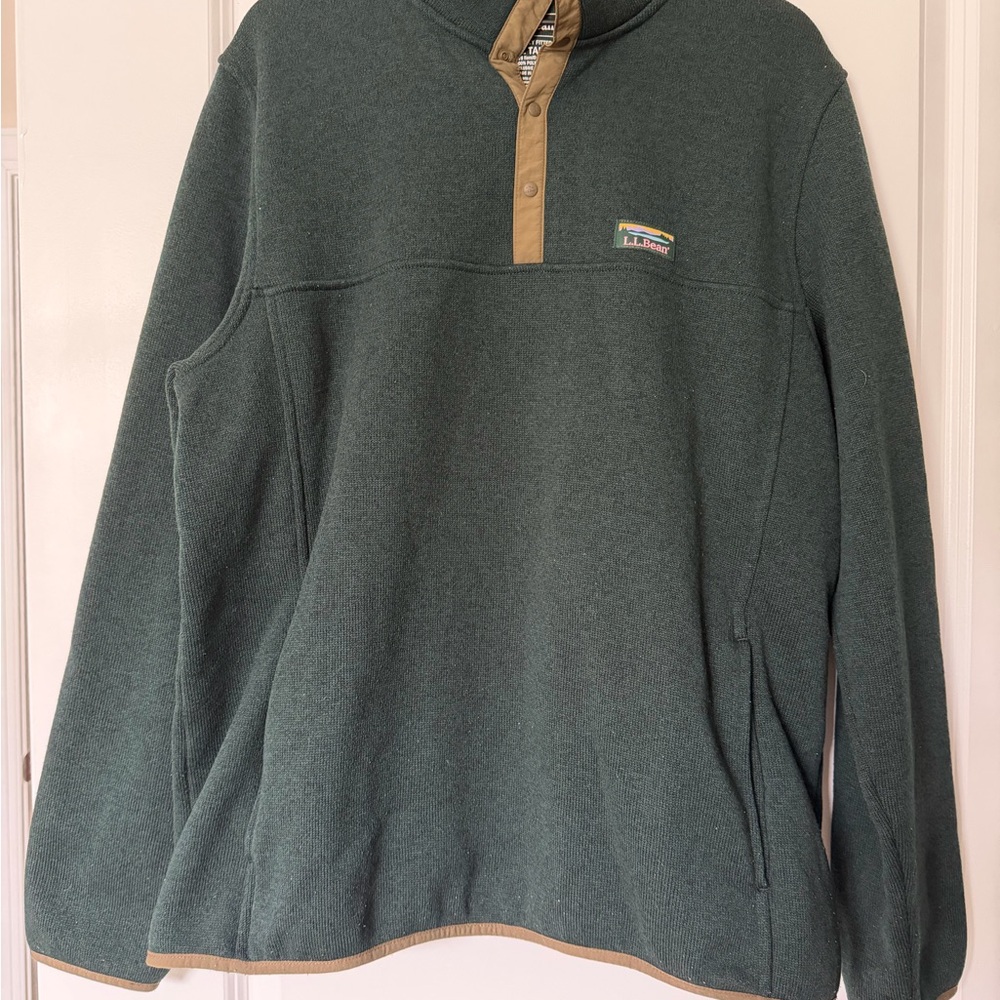 Men's L.L.Bean Sweater Fleece Pullover Size XLT
